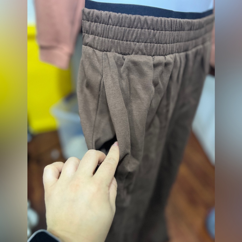 Brown OGL double waistband sweatpants - Picture 3 of 6